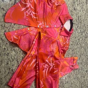 Floral Long Sleeve Pants Set